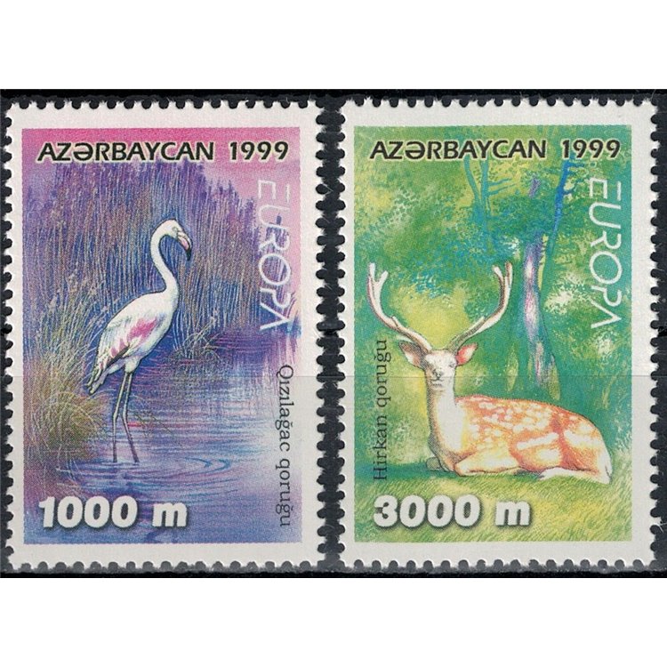 AZERBAIJAN 1999 Europa 2v MNH**
