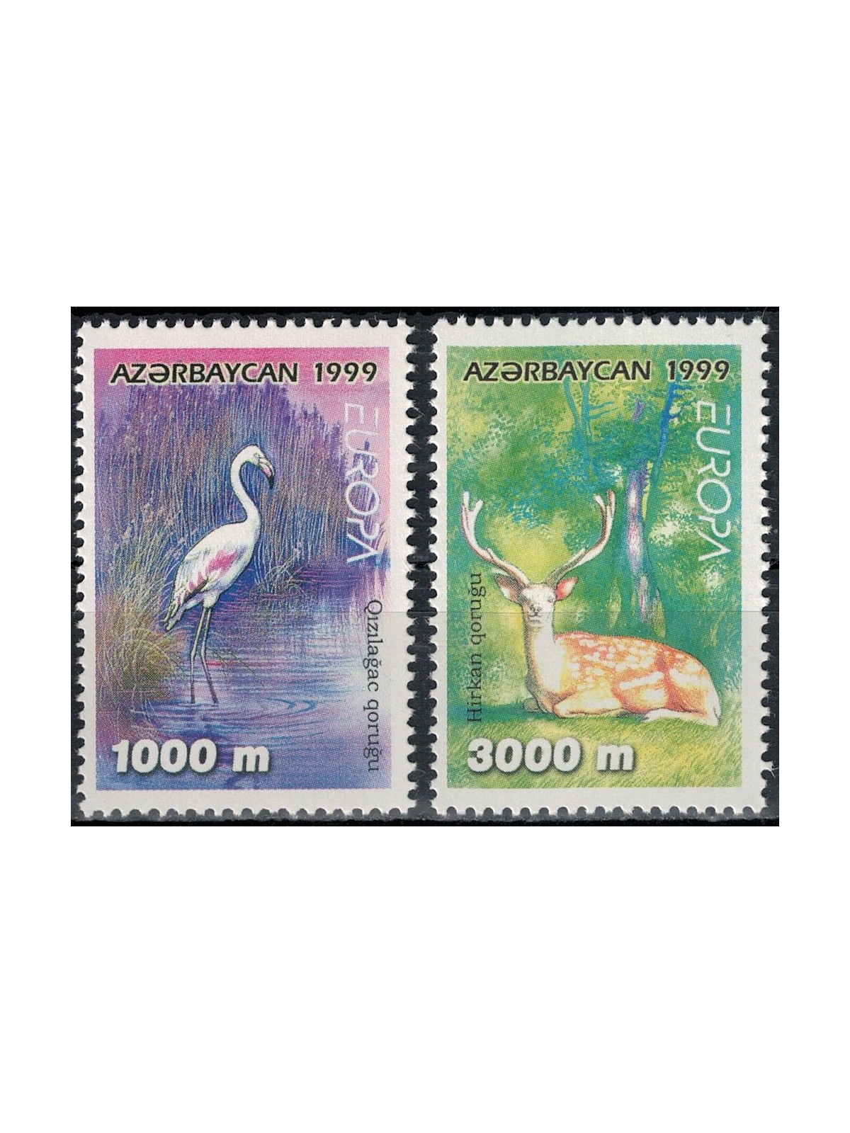 AZERBAIJAN 1999 Europe 2v MNH**