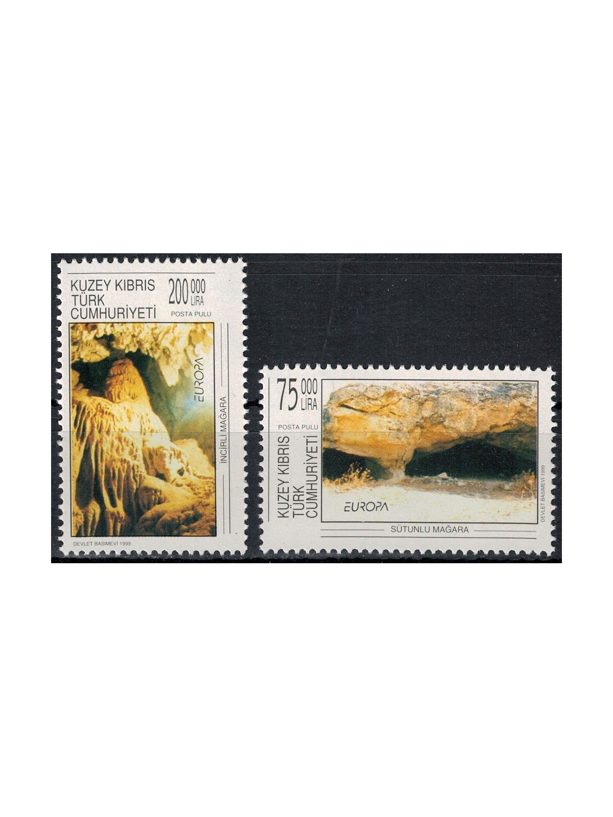 CIPRO DEL NORD 1999 Europa 2v MNH**