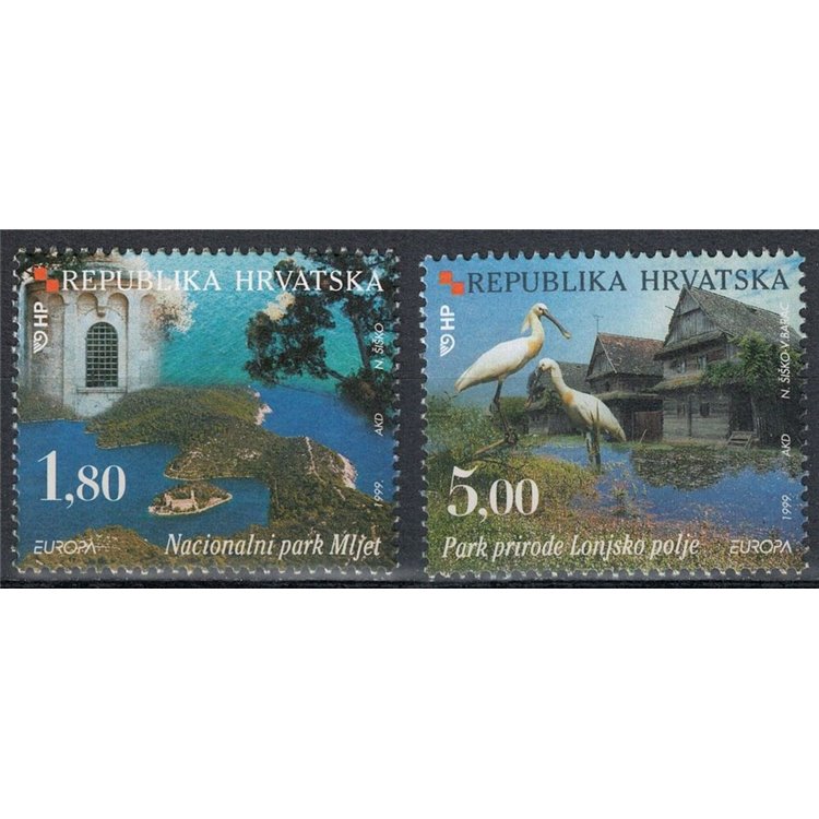 CROATIA 1999 Europe 2v MNH**