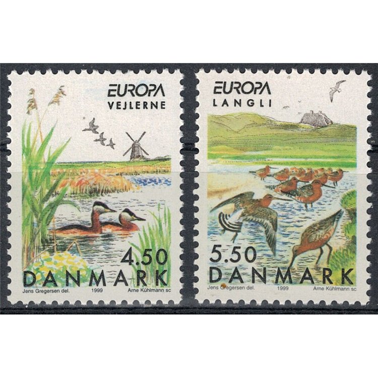 DENMARK 1999 Europe 2v MNH**