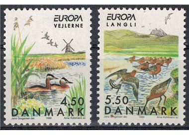 DENMARK 1999 Europe 2v MNH**