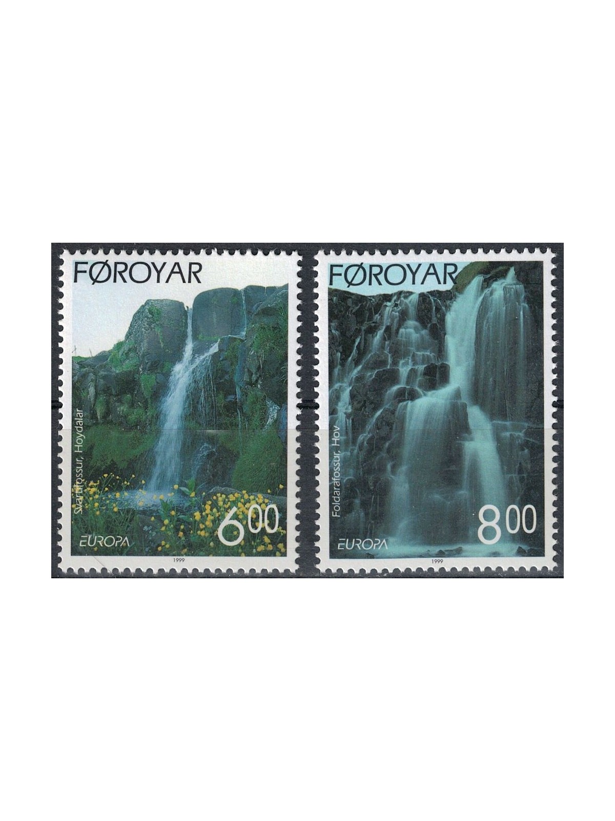 FAEROER 1999 Europa 2v MNH**