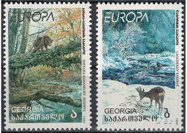 GEORGIA 1999 Europa 2v MNH**
