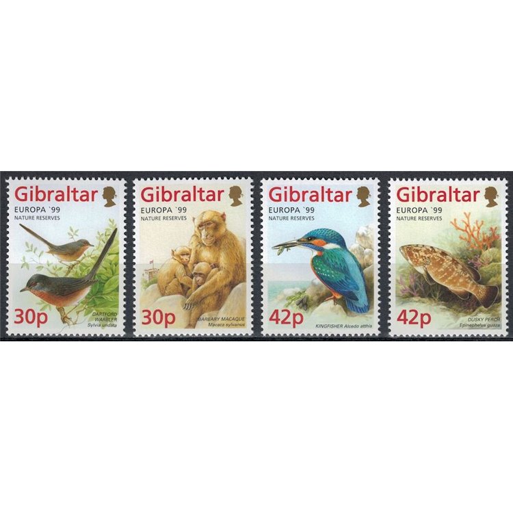 GIBRALTAR 1999 Europe 4v MNH**