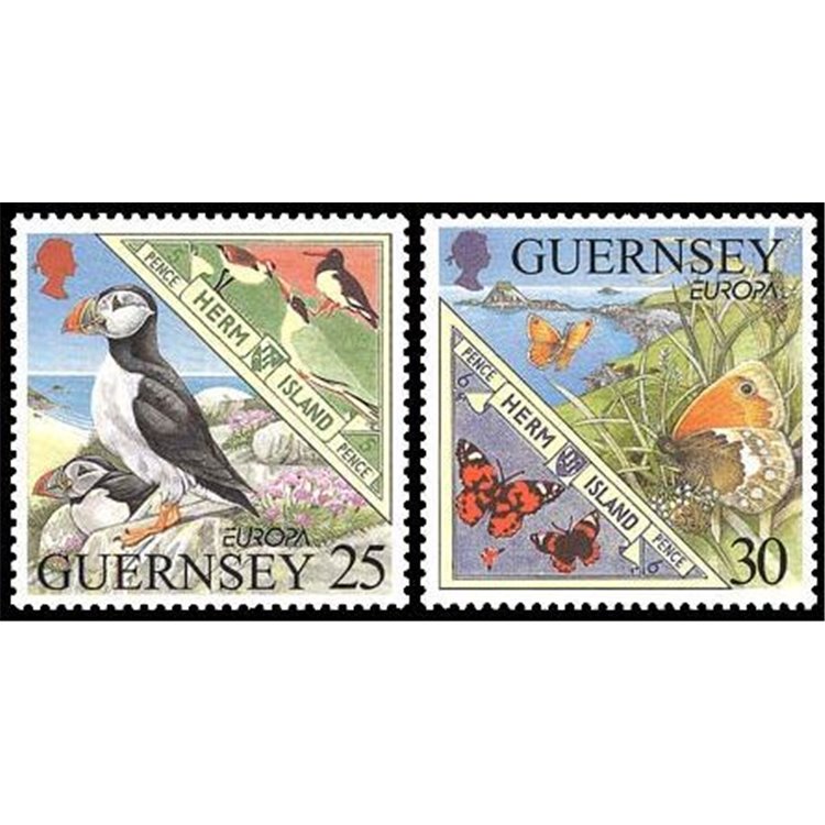 GUERNSEY 1999 Europe 2v MNH**