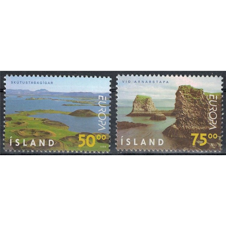 ICELAND 1999 Europe 2v MNH**