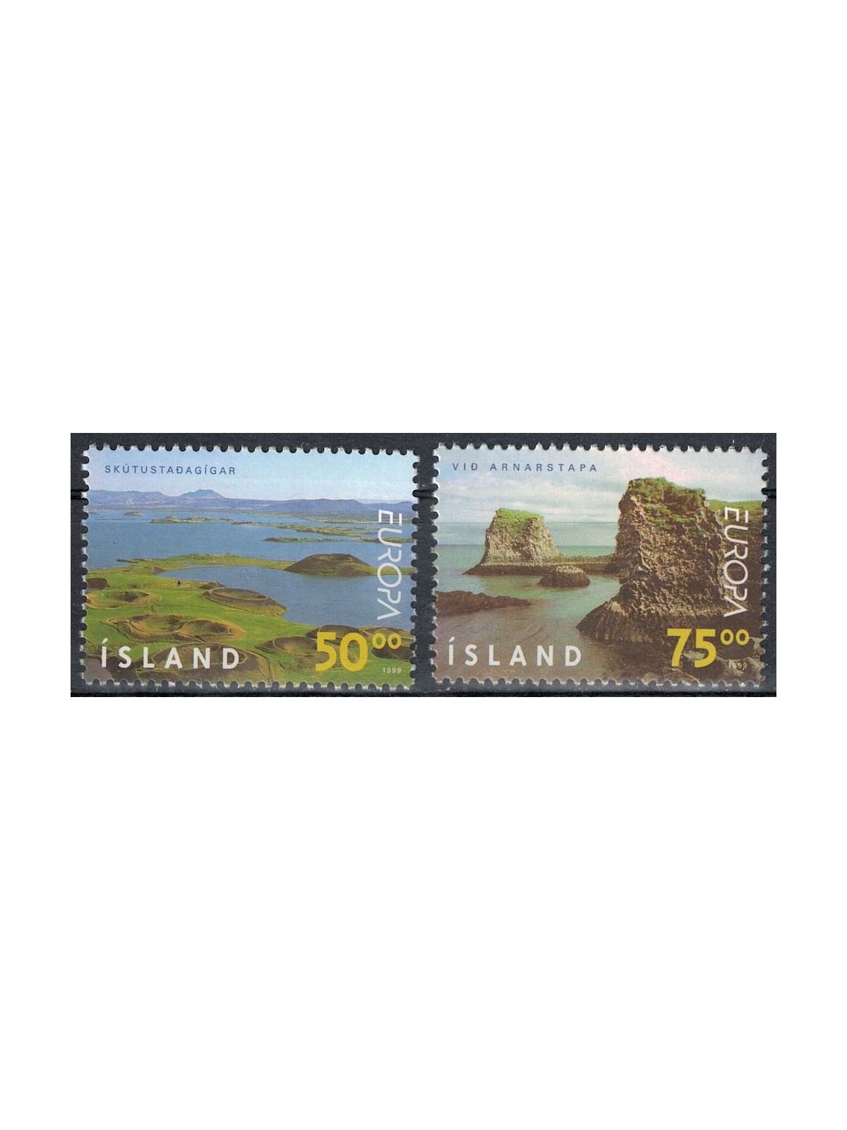 ICELAND 1999 Europe 2v MNH**
