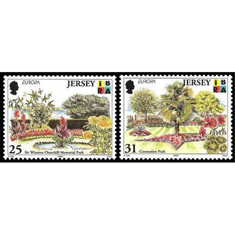 JERSEY 1999 Europe 2v MNH**