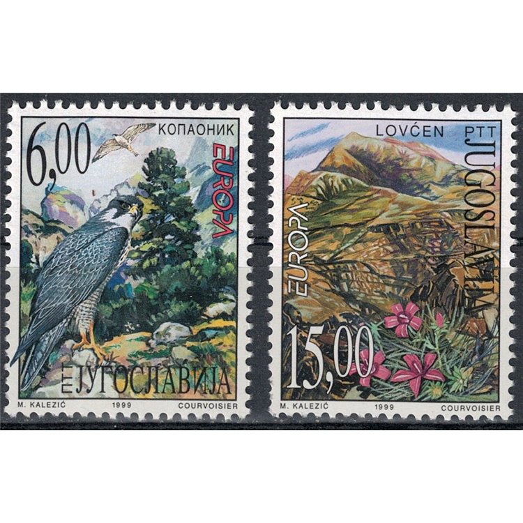 YUGOSLAVIA 1999 Europe 2v MNH**