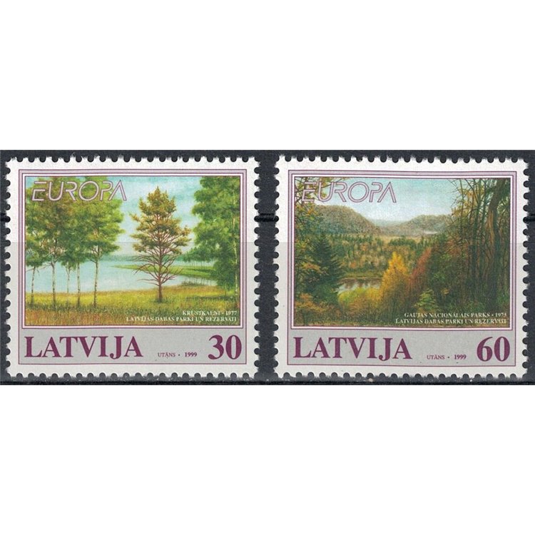 LETTONIA 1999 Europa 2v MNH**
