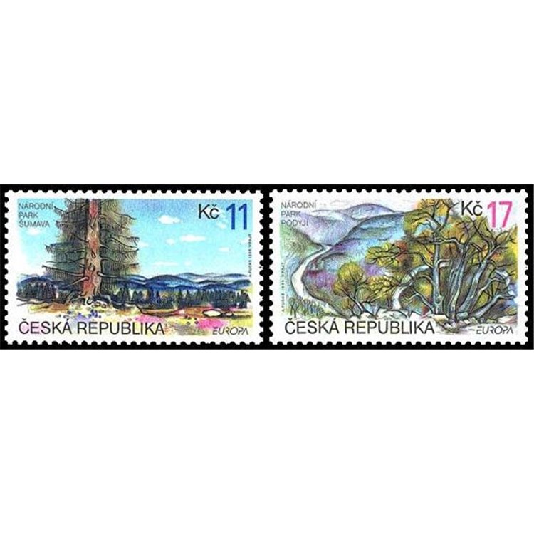 REPUBBLICA CECA 1999 Europa 2v MNH**