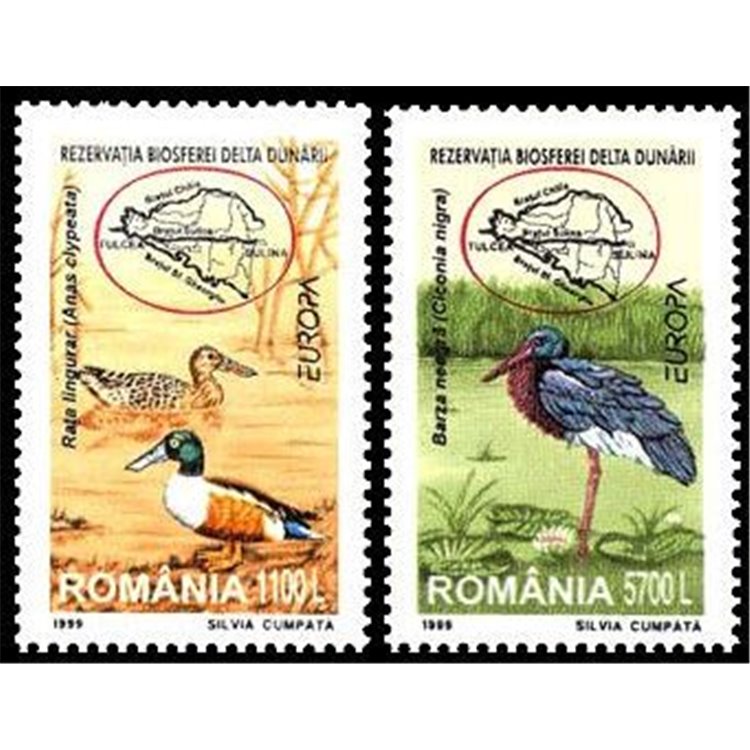 ROMANIA 1999 Europe 2v MNH**