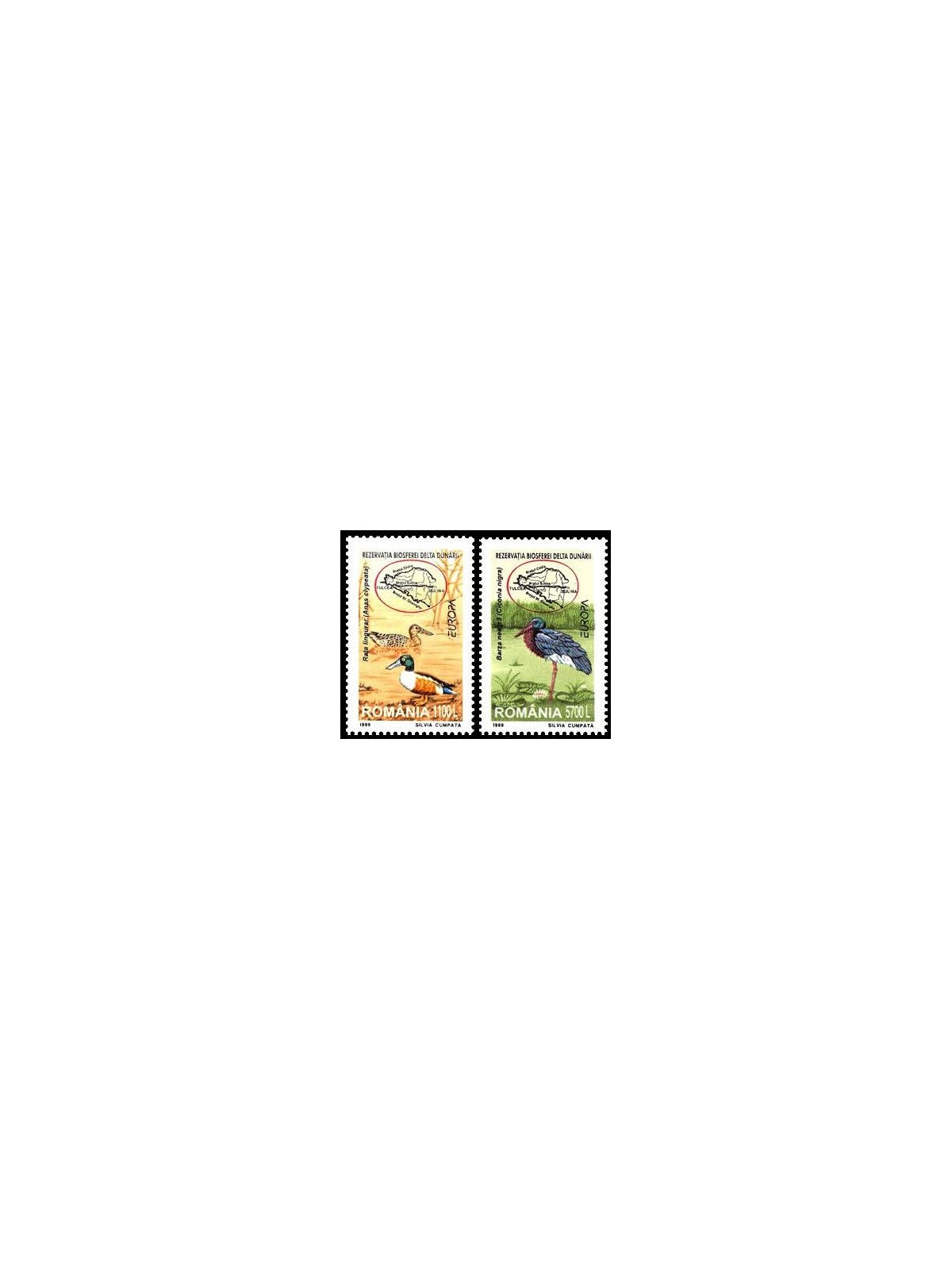 ROMANIA 1999 Europe 2v MNH**