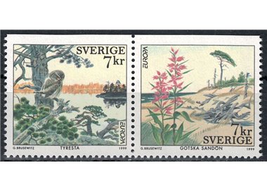 SWEDEN 1999 Europe 2v MNH**