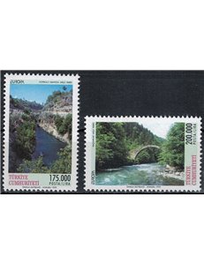 Türkiye 1999 Europe 2v MNH**