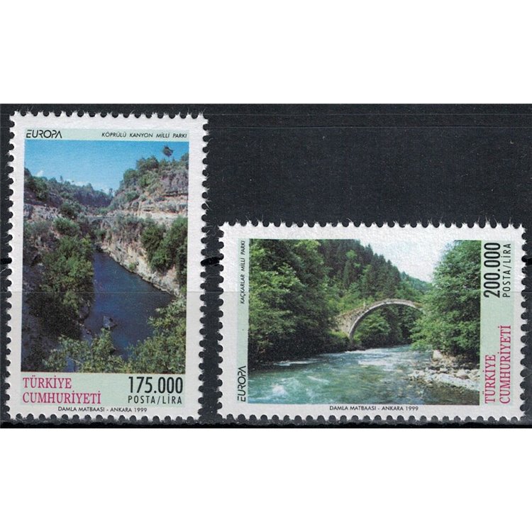 TURCHIA 1999 Europa 2v MNH**