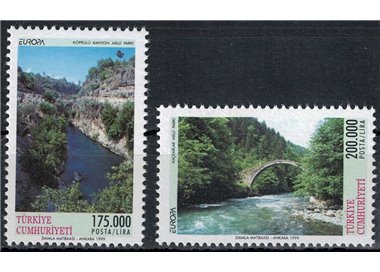 Türkiye 1999 Europe 2v MNH**