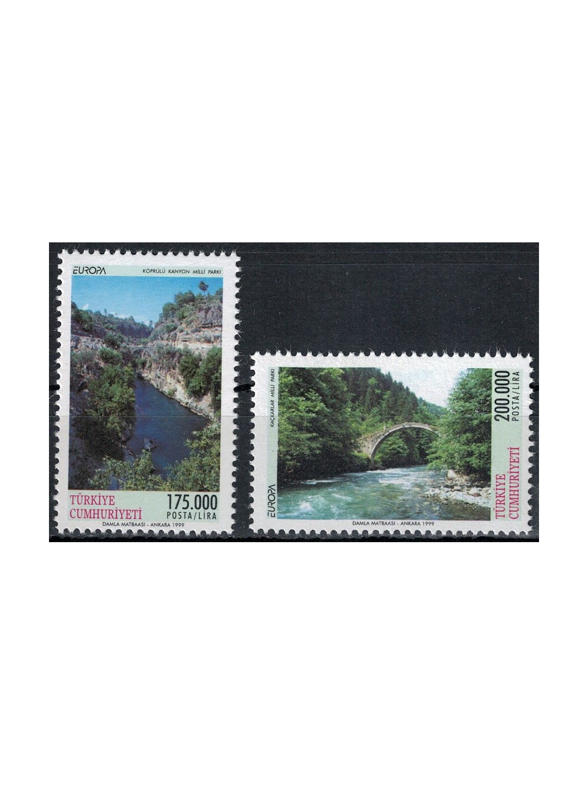 TURCHIA 1999 Europa 2v MNH**