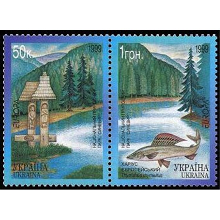 UCRAINA 1999 Europa 2v MNH**