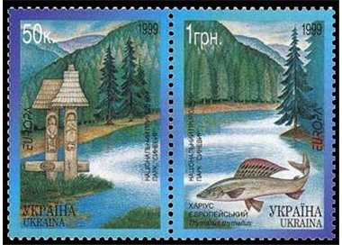 UCRAINA 1999 Europa 2v MNH**
