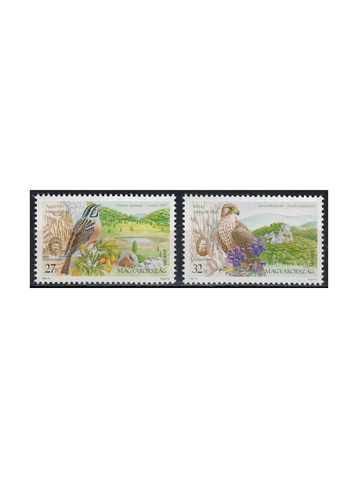 UNGHERIA 1999 Europa 2v MNH**