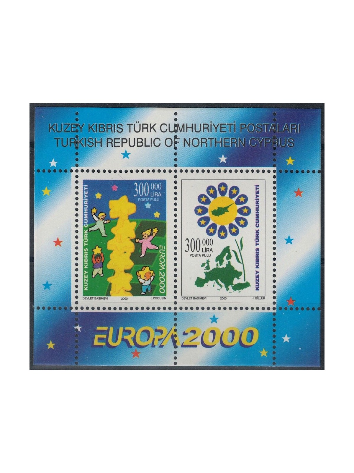 CIPRO DEL NORD 2000 Europa BF MNH**