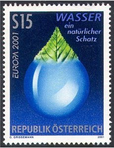 AUSTRIA 2001 Europa MNH**