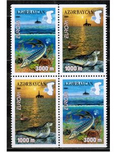 AZERBAIJAN 2001 Europa (da LB) 4v MNH**