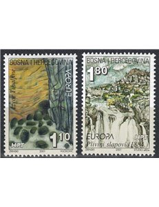 BOSNIA CROATA 2001 Europa 2v MNH**