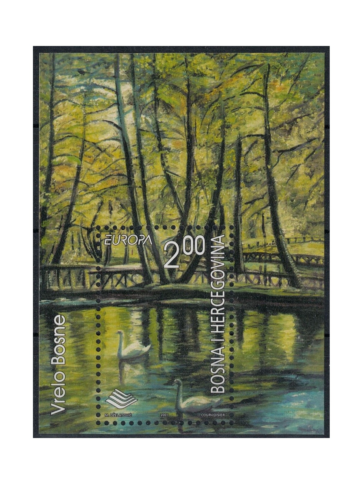 BOSNIA ERZEGOVINA 2001 Europa BF MNH**
