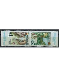 SERBIA AND MONTENEGRO 2001 Europe (from booklet) 2v MNH**