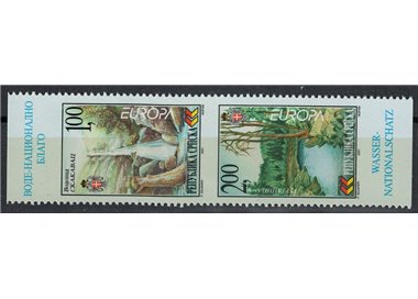 SERBIA AND MONTENEGRO 2001 Europe (from booklet) 2v MNH**