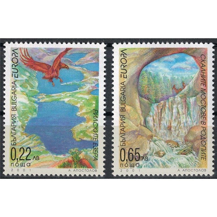 BULGARIA 2001 Europa 2v MNH**