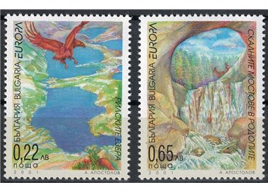 BULGARIA 2001 Europa 2v MNH**