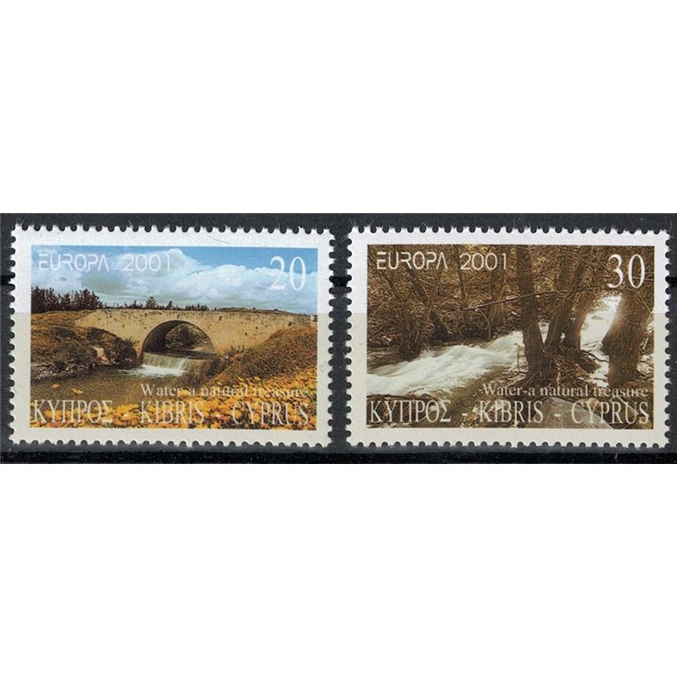 CYPRUS 2001 Europe 2v MNH**
