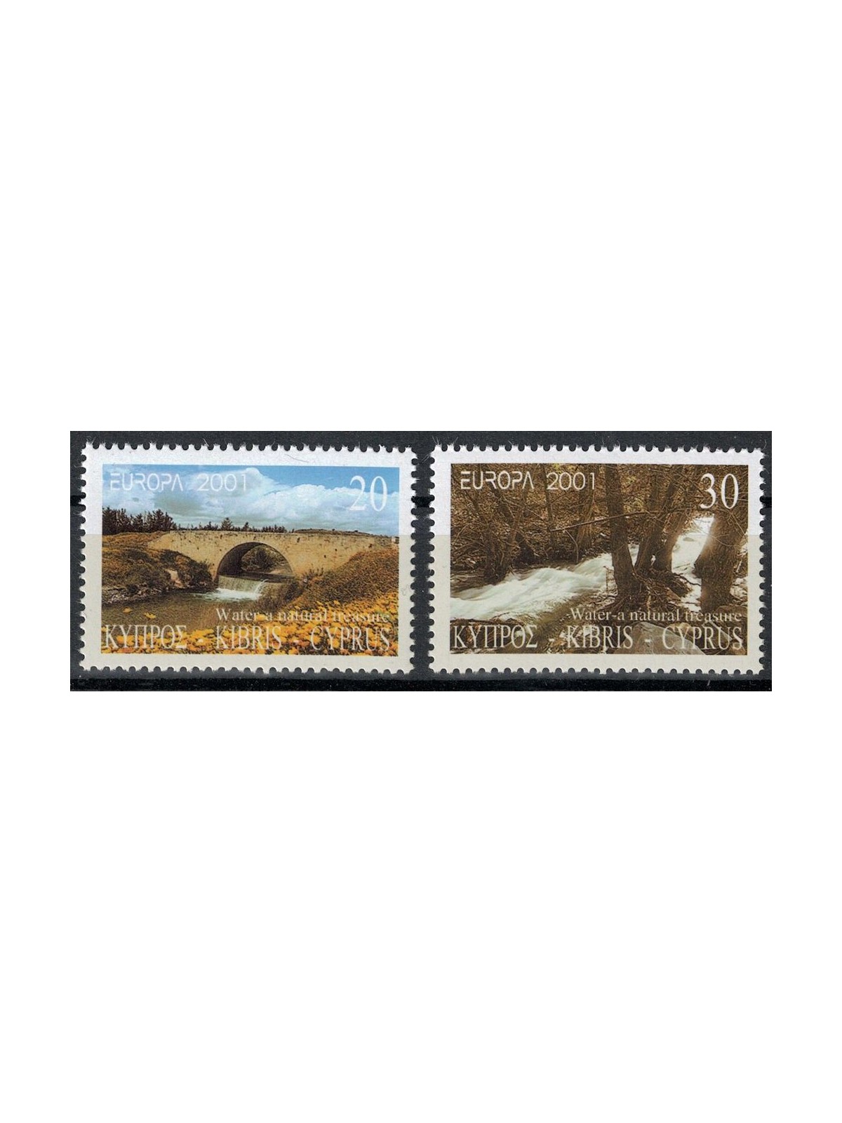 CYPRUS 2001 Europe 2v MNH**