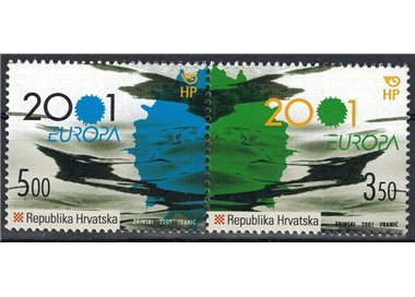 CROAZIA 2001 Europa 2v MNH**