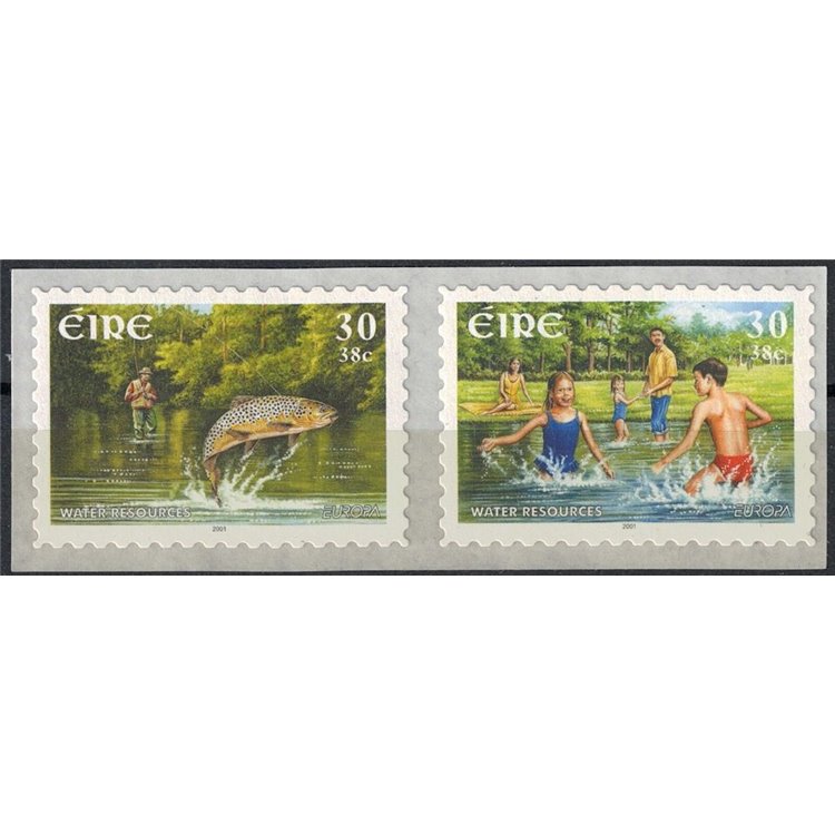 IRLANDA 2001 Europa (adesivi) 2v MNH**