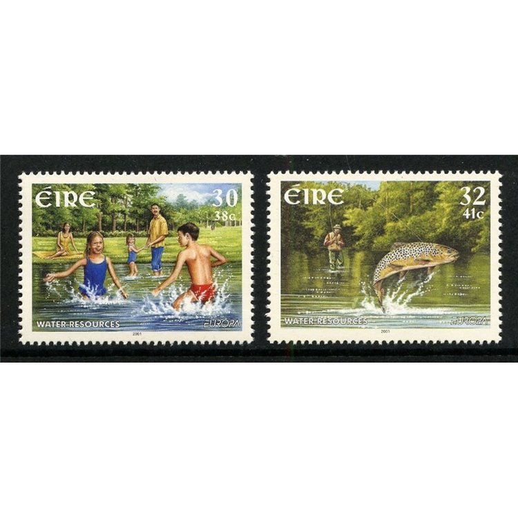 IRLANDA 2001 Europa (adesivi) 2v MNH**