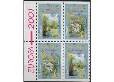 GEORGIA 2001 Europe (from booklet) 4v MNH**