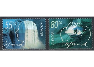 ISLANDA 2001 Europa 2v MNH**