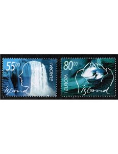 ISLANDA 2001 Europa 2v MNH**