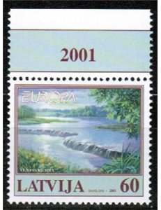 LETTONIA 2001 Europa MNH**