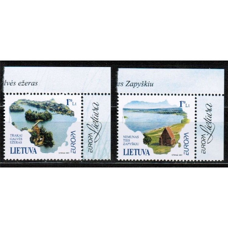 LITUANIA 2001 Europa 2v MNH**