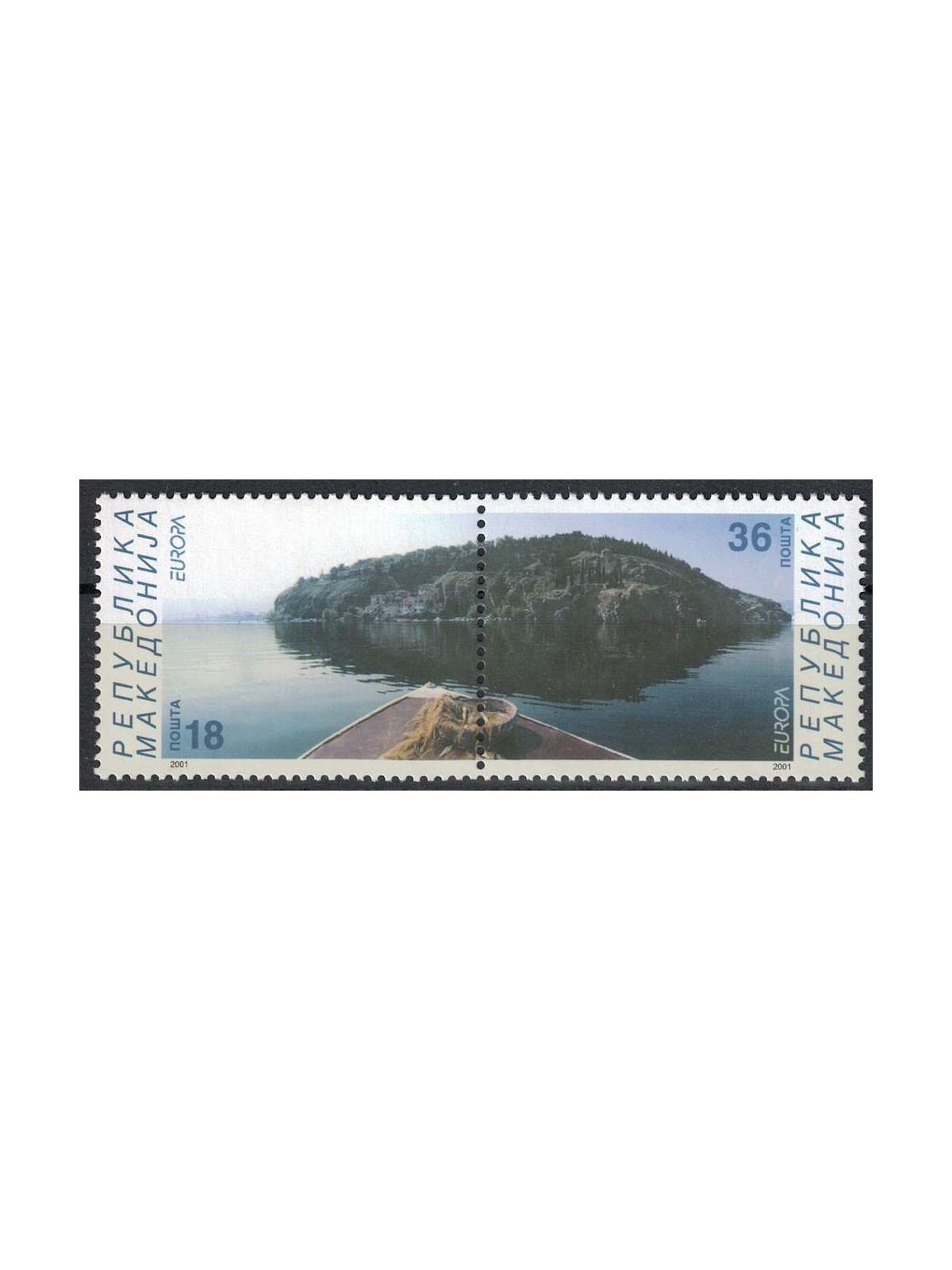 MACEDONIA 2001 Europa 2v MNH**