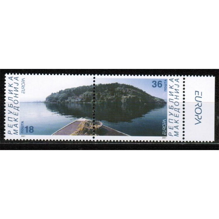 MACEDONIA 2001 Europa 2v MNH**