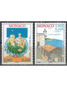 MONACO 2001 Europe 2v MNH**