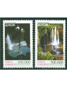 TURCHIA 2001 Europa 2v MNH**