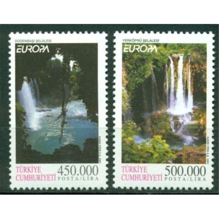 TURCHIA 2001 Europa 2v MNH**